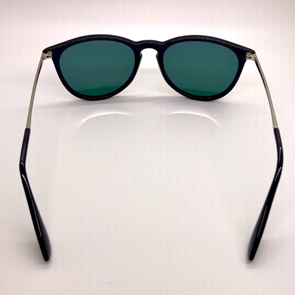 Sunglasses Pink Mirrored Lenses with Black & Silver Tone Frames. Polarized. - Picture 7 of 12